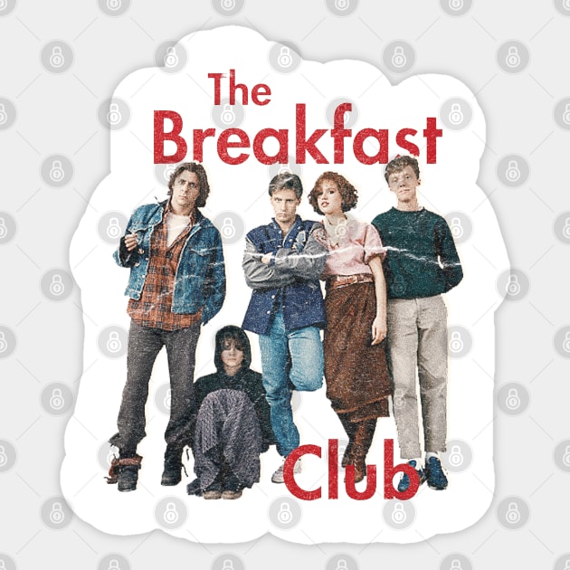 The Breakfast Club Grunge Retro 80s Sticker by Magic Topeng